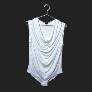 J. Crew 365 Sleeveless White Bodysuit